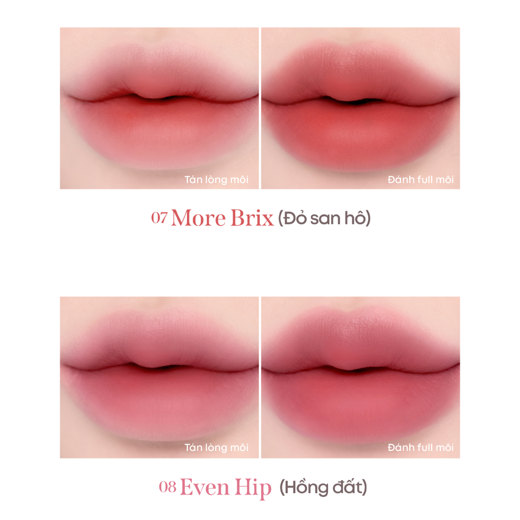  D238_DEAL 10 - SON KEM LÌ MILKTOUCH MỊN MÔI SPREAD FIT BLUR TINT 4G 