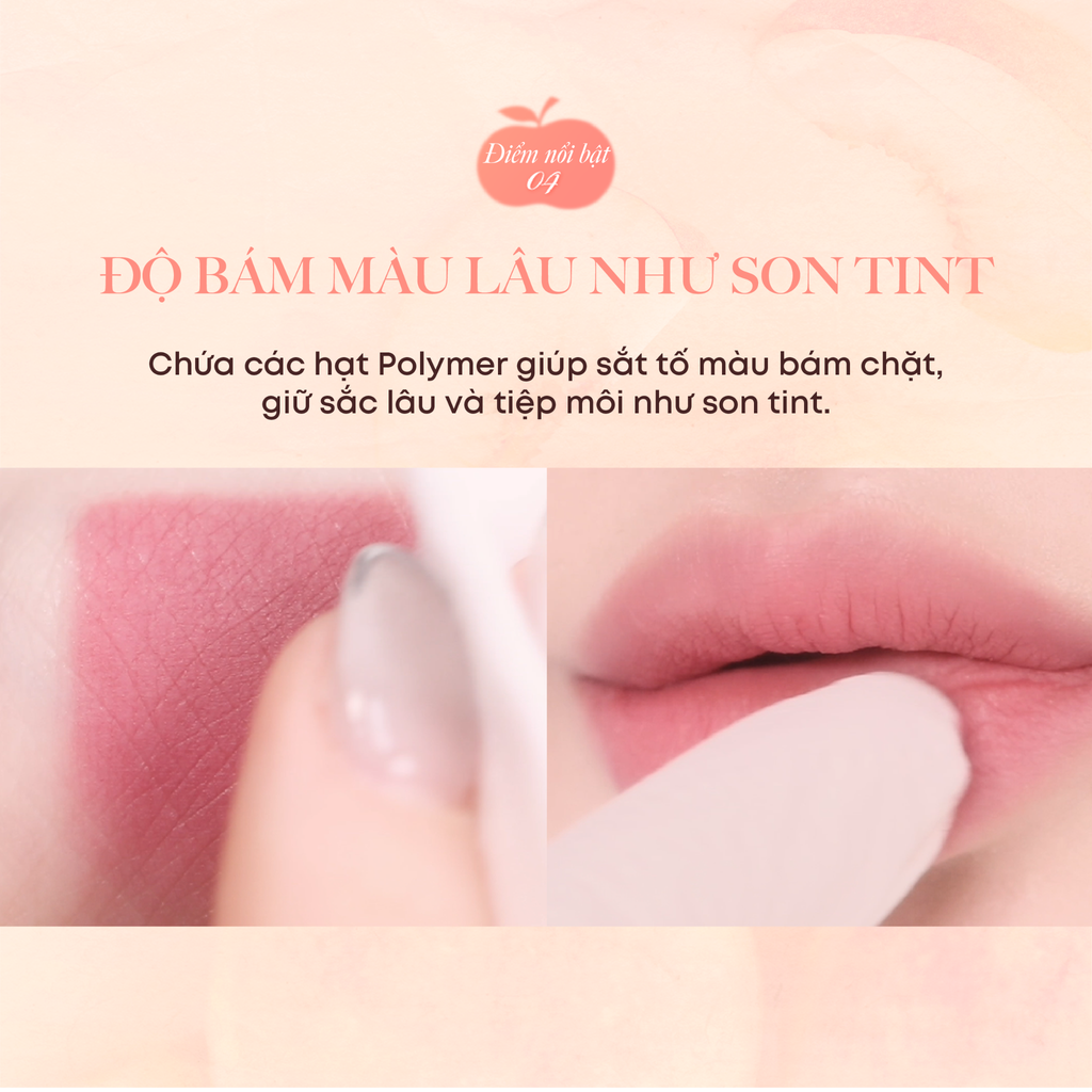  D246_DEAL 11 - SON KEM LÌ MILKTOUCH MỊN MÔI SPREAD FIT BLUR TINT 4G 