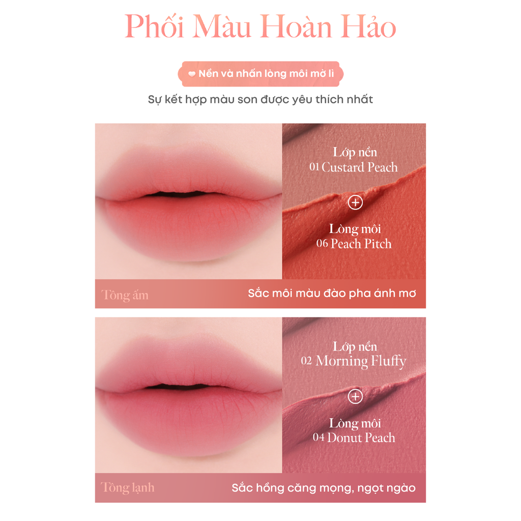  D246_DEAL 11 - SON KEM LÌ MILKTOUCH MỊN MÔI SPREAD FIT BLUR TINT 4G 