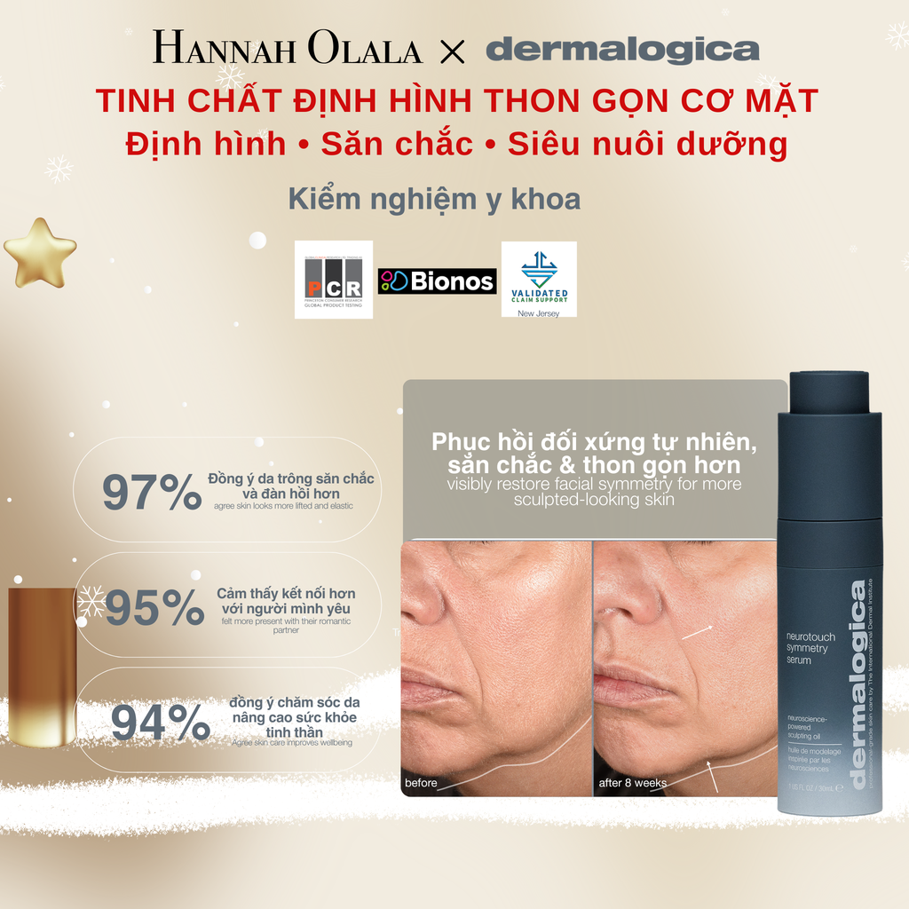  A2011_DEAL 8: TINH CHẤT ĐỊNH HÌNH THON GỌN CƠ MẶT NEUROTOUCH SYMMETRY SERUM 50ML 