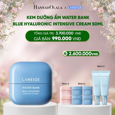  DEAL 8: KEM DƯỠNG ẨM WATER BANK BLUE HYALURONIC INTENSIVE CREAM 50ML 