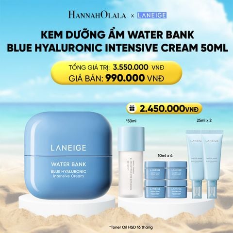  A962_DEAL 8: KEM DƯỠNG ẨM WATER BANK BLUE HYALURONIC INTENSIVE CREAM 50ML 