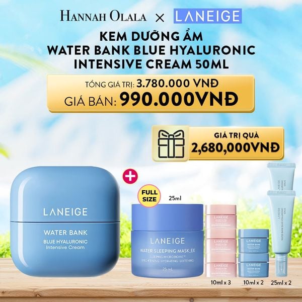  D15_DEAL 8: MUA 1 KEM DƯỠNG ẨM WATER BANK BLUE HYALURONIC INTENSIVE CREAM 50ML 