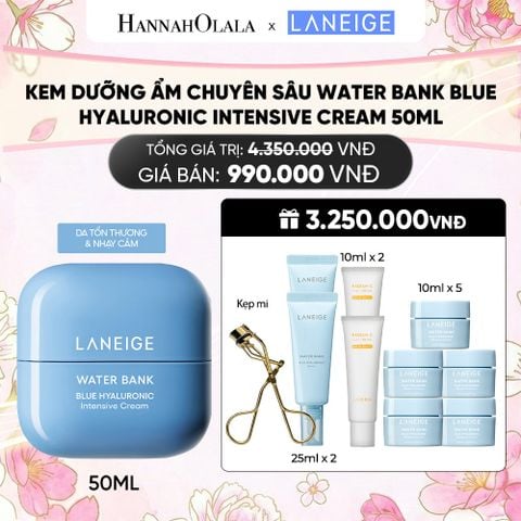  KEM DƯỠNG ẨM WATER BANK BLUE HYALURONIC INTENSIVE CREAM 50ML 