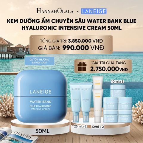  KEM DƯỠNG ẨM WATER BANK BLUE HYALURONIC INTENSIVE CREAM 50ML 