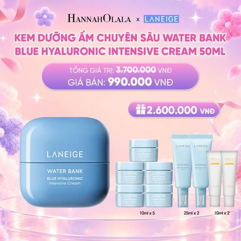  DEAL 11: KEM DƯỠNG ẨM WATER BANK BLUE HYALURONIC INTENSIVE CREAM 50ML_ A82 