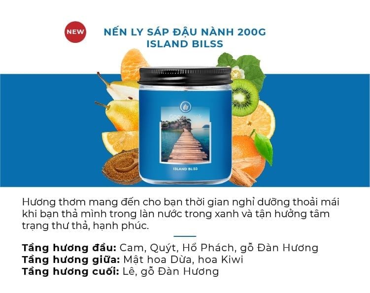  A948_DEAL 3: [MUA 1 TẶNG 1 ]MUA NẾN GOOSE CREEK SÁP ĐẬU NÀNH 200G  (CHỌN THÊM MÙI NOTE TRONG GHI CHÚ) 