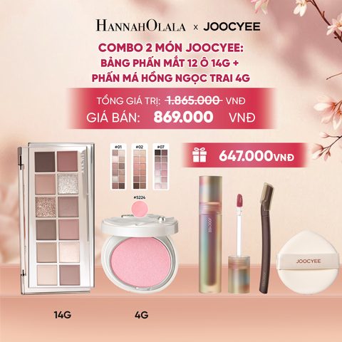  COMBO 2: BẢNG PHẤN MẮT 12 Ô + PHẤN MÁ HỒNG NGỌC TRAI - A1349 