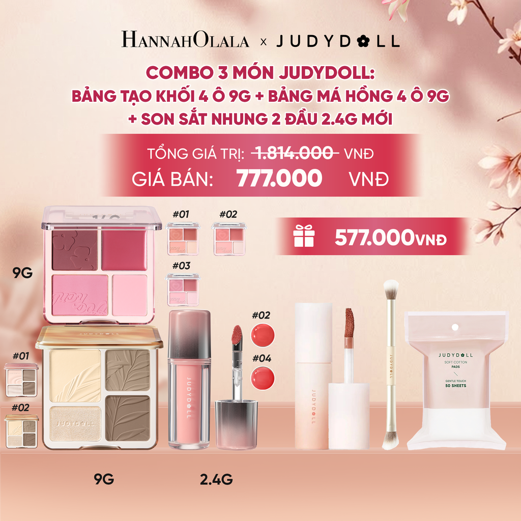  COMBO 3: BẢNG TẠO KHỐI 9G + BẢNG MÁ HỒNG 4 Ô 9G + SON SẮT 2 ĐẦU - A1286 
