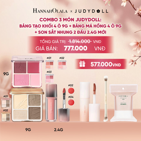  COMBO 3: BẢNG TẠO KHỐI 9G + BẢNG MÁ HỒNG 4 Ô 9G + SON SẮT 2 ĐẦU - A1286 