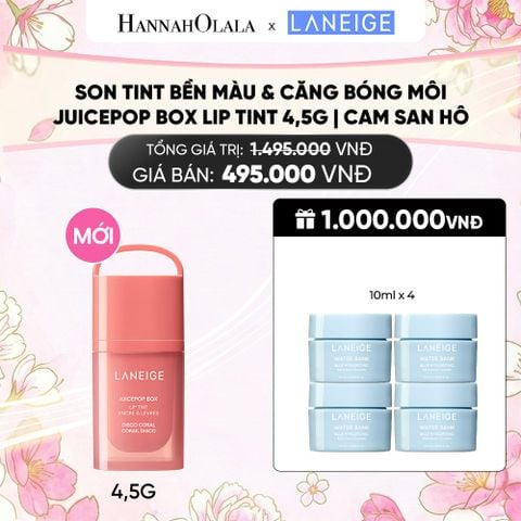  MỚI - LANEIGE SON TINT BỀN MÀU & CĂNG BÓNG MÔI JUICEPOP BOX LIP TINT 4.5G 