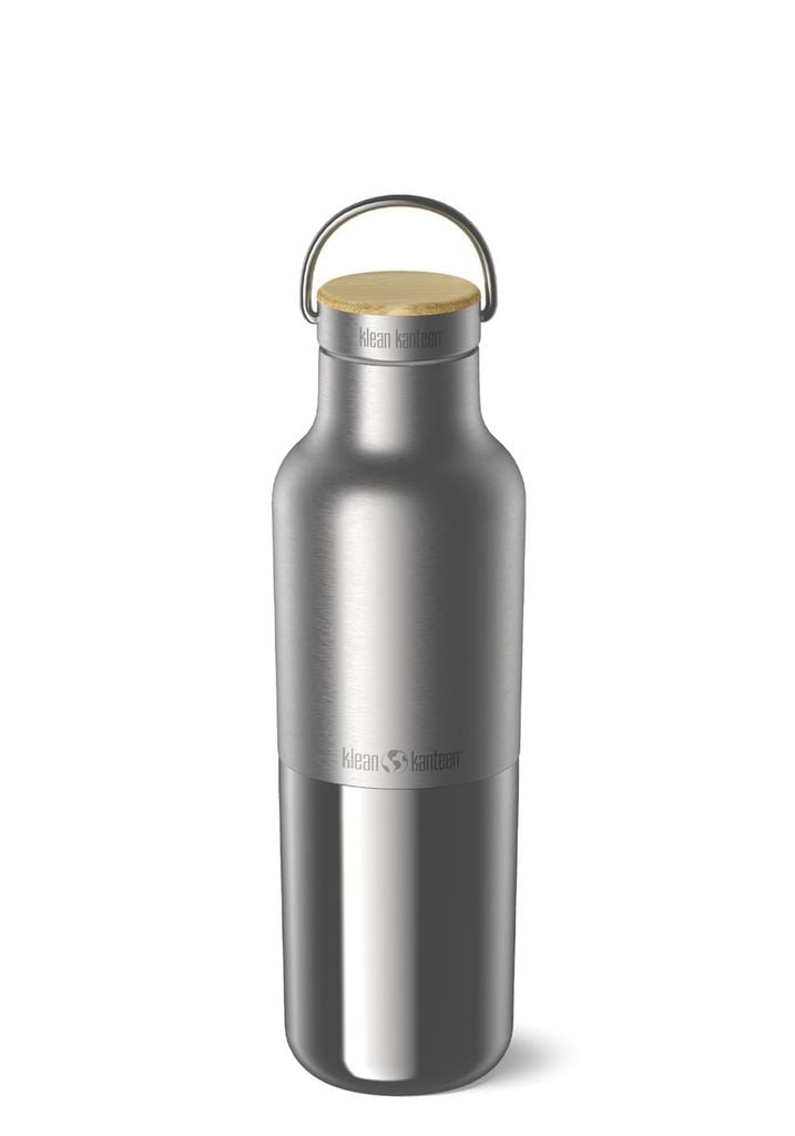  BÌNH GIỮ NHIỆT KLEAN KANTEEN RISE REFLECT TUMBLER 592ML NẮP TRE CHẤT LIỆU INOX 18/8 