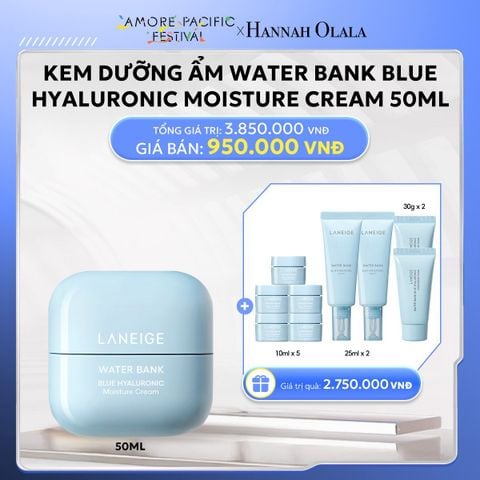  DEAL 7: KEM DƯỠNG ẨM WATER BANK BLUE HYALURONIC MOISTURE CREAM 50ML 