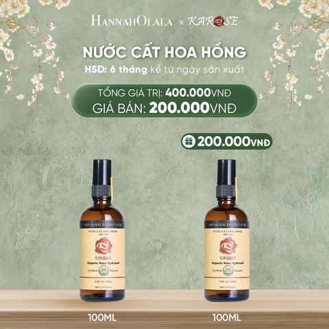  DEAL 4: NƯỚC CẤT HOA HỒNG 100ML 