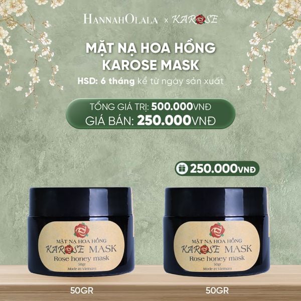  D444_DEAL 8: MẶT NẠ HOA HỒNG KAROSE MASK 50GR 