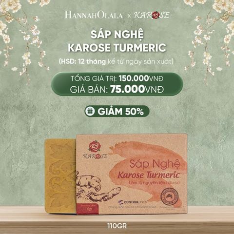  DEAL 12: SÁP NGHỆ KAROSE TURMERIC 110GR 