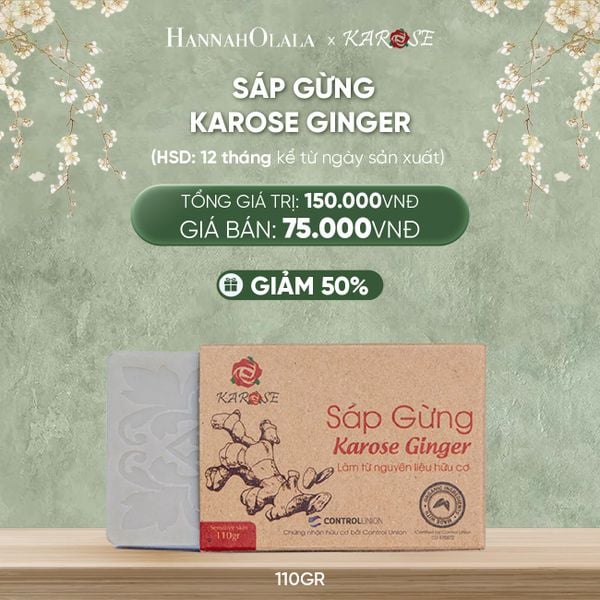  DEAL 13: SÁP GỪNG KAROSE GINNER 110GR 