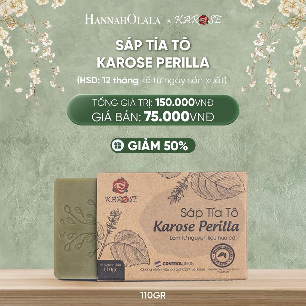 DEAL 14: SÁP TÍA TÔ KAROSE PERILLA 110GR 