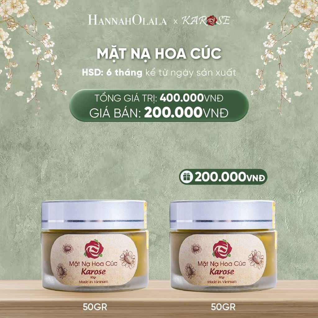  DEAL 18: MẶT NẠ HOA CÚC 50GR 
