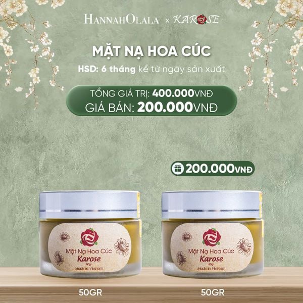  DEAL 18: MẶT NẠ HOA CÚC 50GR 