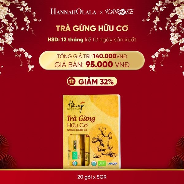  DEAL 1: TRÀ GỪNG HỮU CƠ 100GR (20 GÓI x 5GR) 