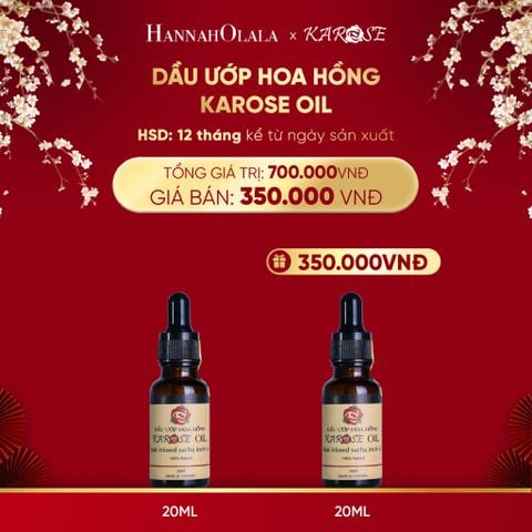  DEAL 5: DẦU ƯỚP HOA HỒNG KAROSE OIL 20ML 