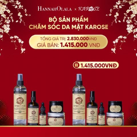  DEAL 9: BỘ SẢN PHẨM CHĂM SÓC DA MẶT KAROSE 