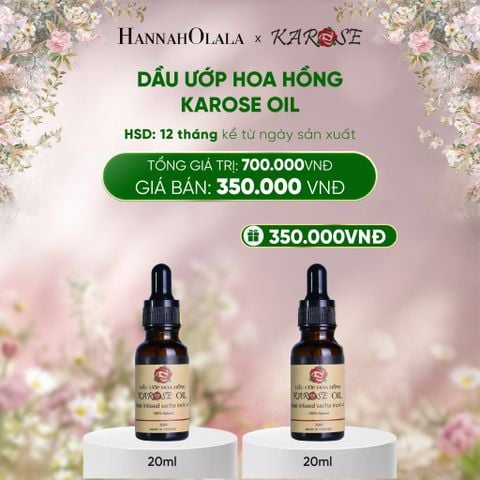  DEAL 5: DẦU ƯỚP HOA HỒNG KAROSE OIL 20ML 