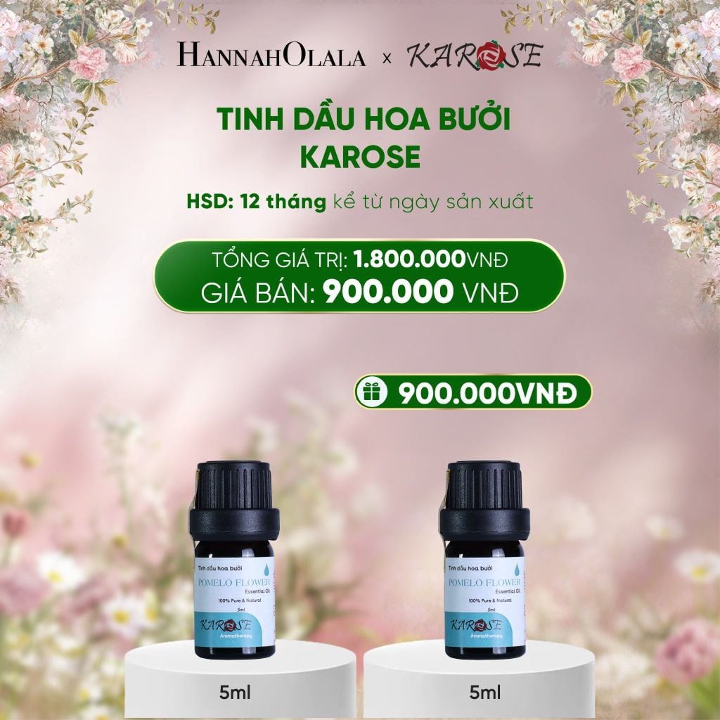  DEAL 7: TINH DẦU HOA BƯỞI KAROSE 5ML 