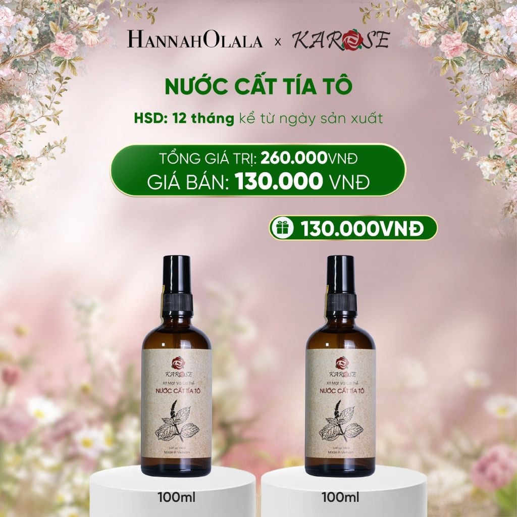  DEAL 8: NƯỚC CẤT TÍA TÔ 100ML 