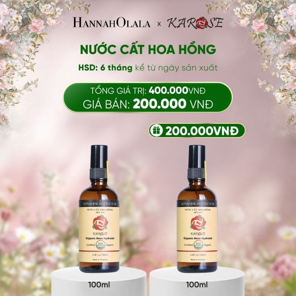  DEAL 10: NƯỚC CẤT HOA HỒNG 100ML 