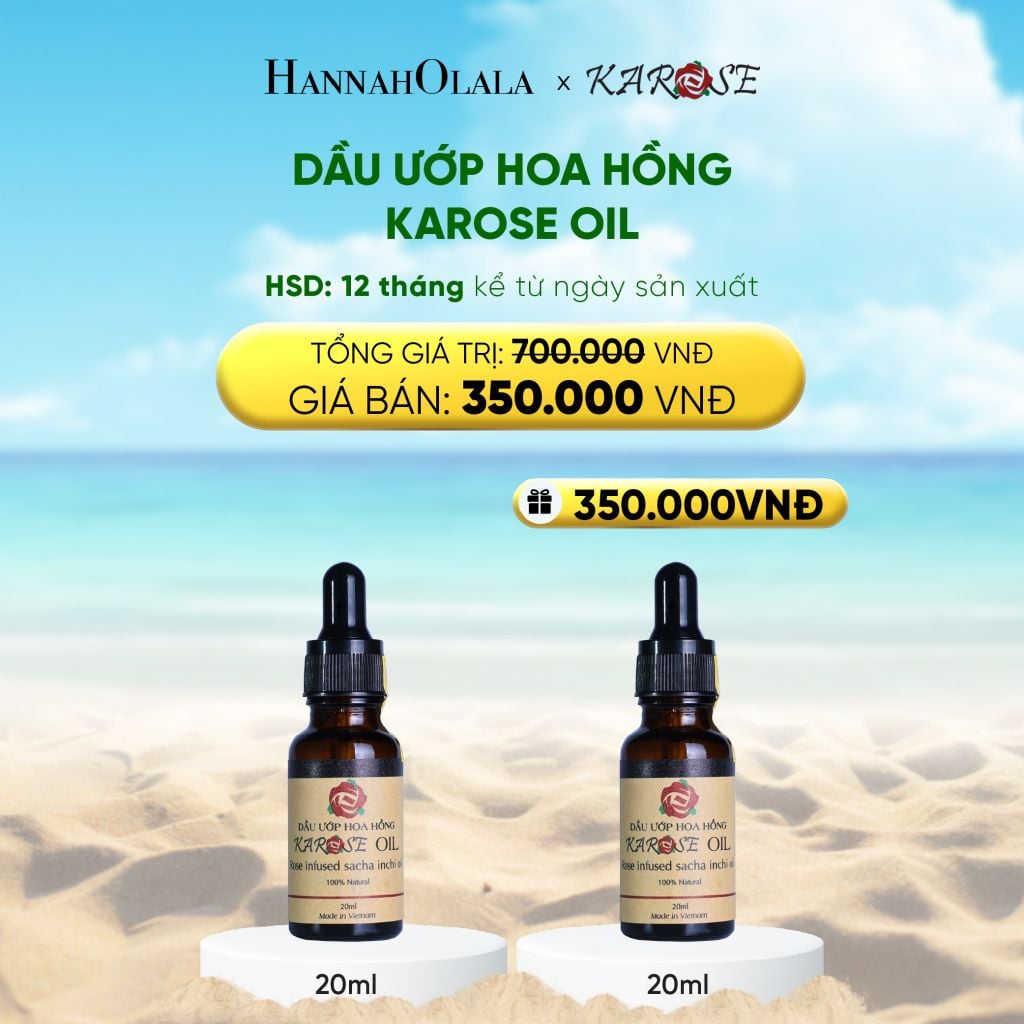  DEAL 5: DẦU ƯỚP HOA HỒNG KAROSE OIL 20ML 