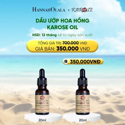  DEAL 5: DẦU ƯỚP HOA HỒNG KAROSE OIL 20ML 