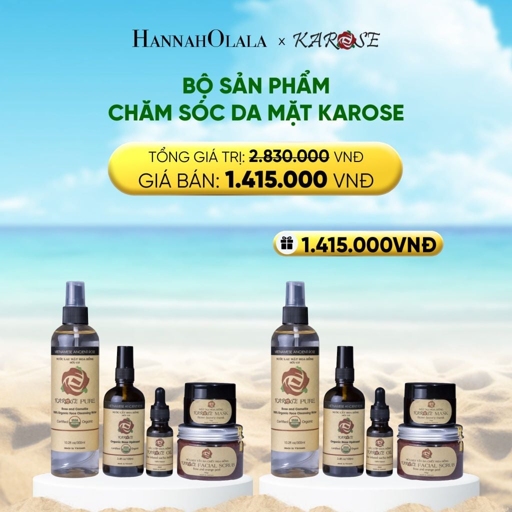  DEAL 9: BỘ SẢN PHẨM CHĂM SÓC DA MẶT KAROSE 