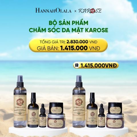  DEAL 9: BỘ SẢN PHẨM CHĂM SÓC DA MẶT KAROSE 