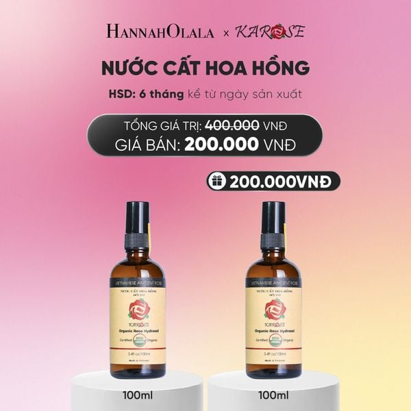  NƯỚC CẤT HOA HỒNG 100ML - DEAL 10_ A1372 