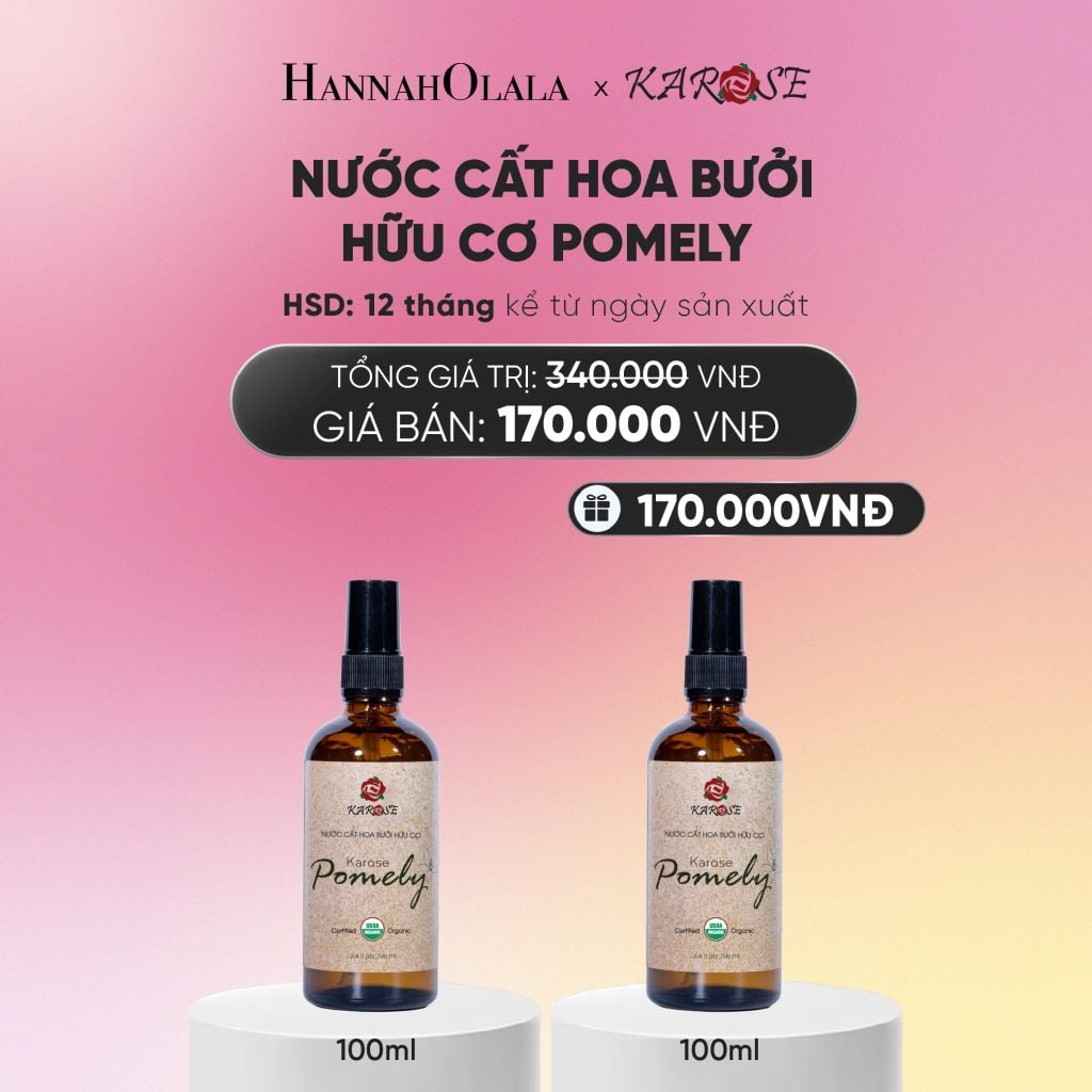  NƯỚC CẤT HOA BƯỞI HỮU CƠ POMELY 100ML - DEAL 11_A1367 
