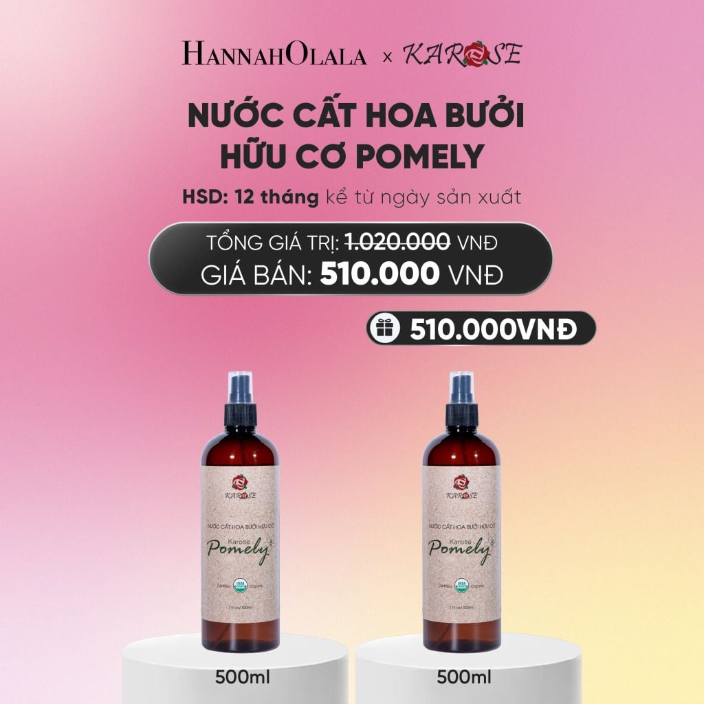  NƯỚC CẤT HOA BƯỞI HỮU CƠ POMELY 500ML - DEAL 12_A1368 