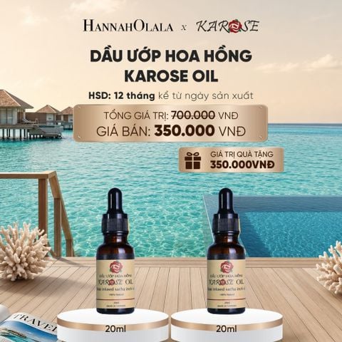  DẦU ƯỚP HOA HỒNG KAROSE OIL 20ML - DEAL 5_ D76 