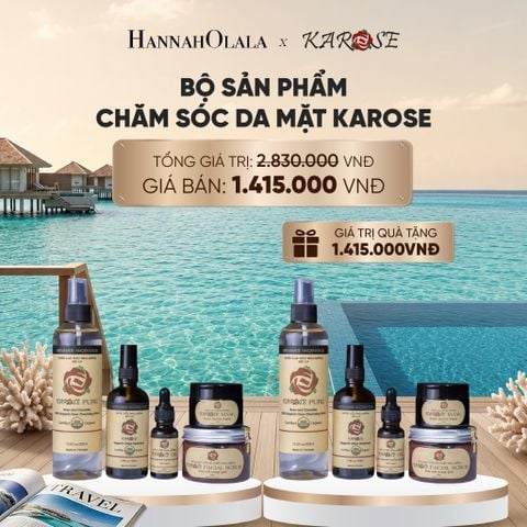  BỘ SẢN PHẨM CHĂM SÓC DA MẶT KAROSE - DEAL 9_ D163 