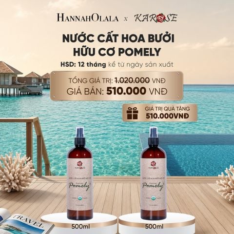  NƯỚC CẤT HOA BƯỞI HỮU CƠ POMELY 500ML - DEAL 12_ D73 