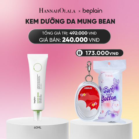  BEPLAIN KEM DƯỠNG DA MUNG BEAN PORE TIGHT-UP SOOTHING CREAM 60ML_A2153 