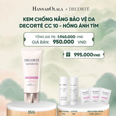  KEM CHỐNG NẮNG HIỆU CHỈNH TONE DA DECORTÉ SUN SHELTER - A487 