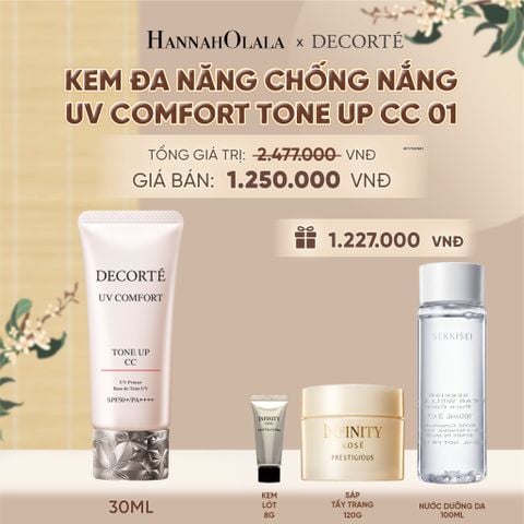  KEM ĐA NĂNG CHỐNG NẮNG HIỆU CHỈNH TONE DA DECORTÉ UV COMFORT - A397 