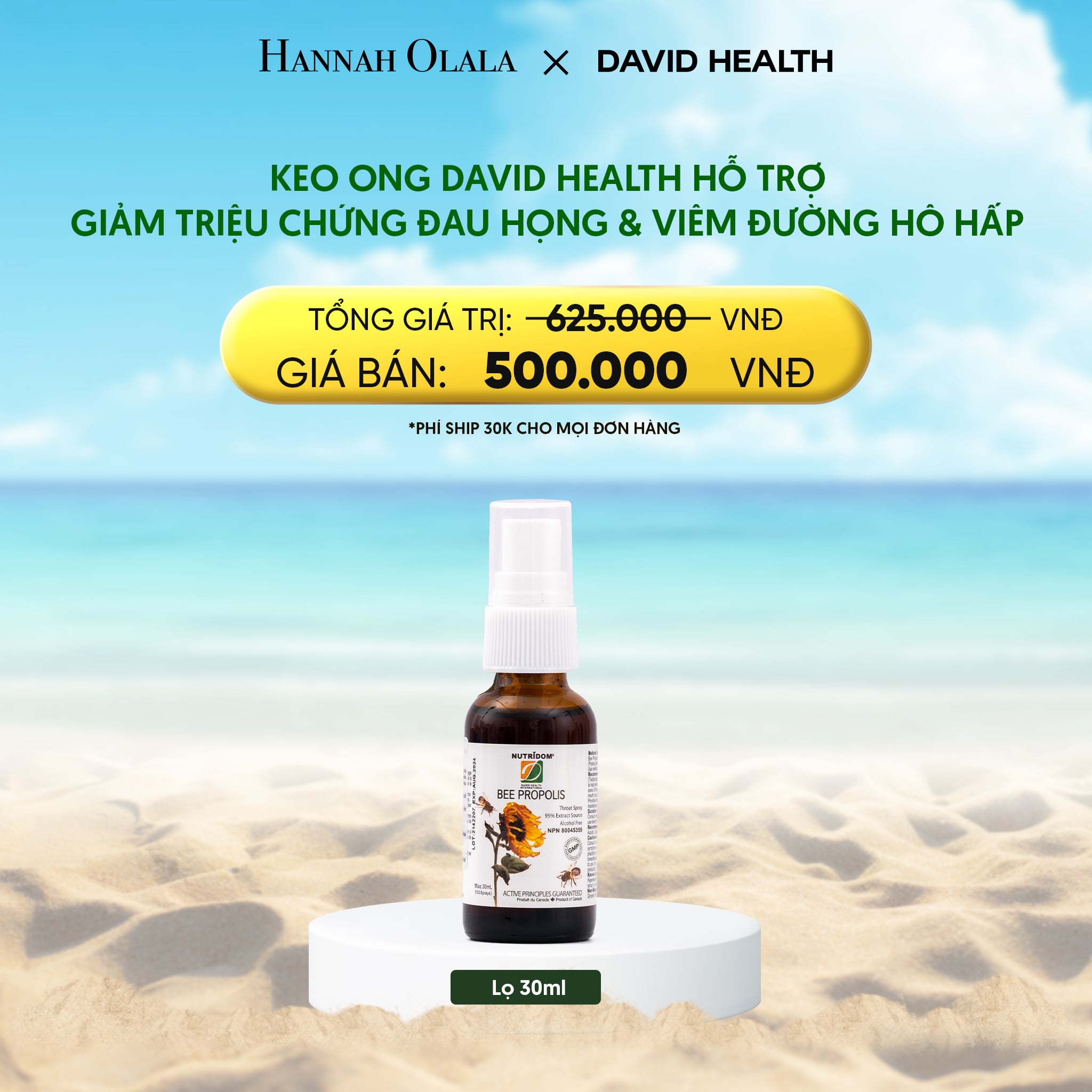 KEO ONG BEE PROPOLIS 30ml