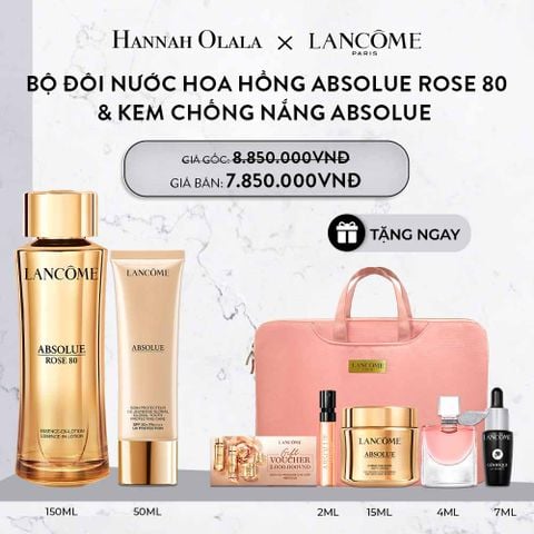  DEAL 17: BỘ ĐÔI NƯỚC HOA HỒNG & KEM CHỐNG NẮNG ABSOLUE 