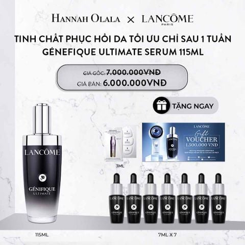  DEAL 1: TINH CHẤT PHỤC HỒI DA TỐI ƯU CHỈ SAU 1 TUẦN GÉNIFIQUE ULTIMATE SERUM 115ML 