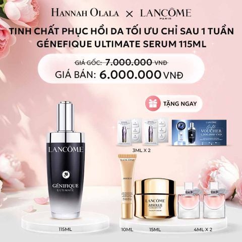  E670: DEAL 1: TINH CHẤT PHỤC HỒI DA TỐI ƯU CHỈ SAU 1 TUẦN GÉNIFIQUE ULTIMATE SERUM 115ML 