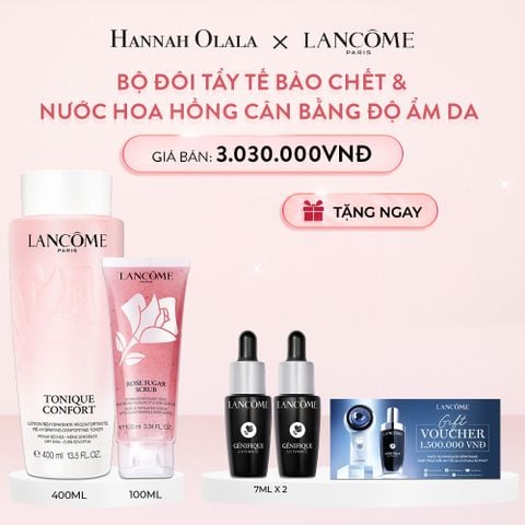  E853_DEAL 6: BỘ ĐÔI TẨY TẾ BÀO CHẾT & NƯỚC HOA HỒNG CÂN BẰNG ĐỘ ẨM DA 