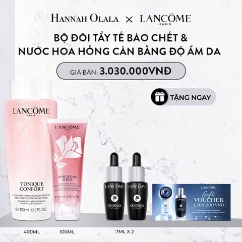  DEAL 6: BỘ ĐÔI TẨY TẾ BÀO CHẾT & NƯỚC HOA HỒNG CÂN BẰNG ĐỘ ẨM DA 
